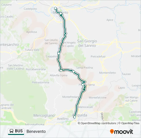 BUS Line Map