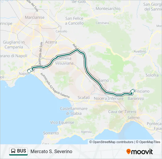 BUS Line Map