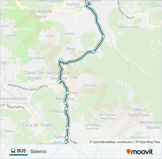 BUS Line Map
