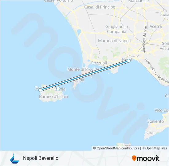 ALILAUR Ferry Line Map