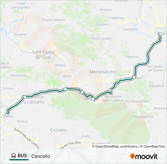 BUS Line Map
