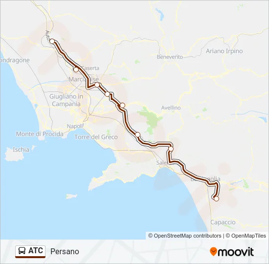 ATC Bus Line Map