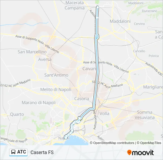 ATC Bus Line Map