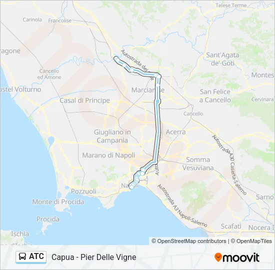 ATC Bus Line Map