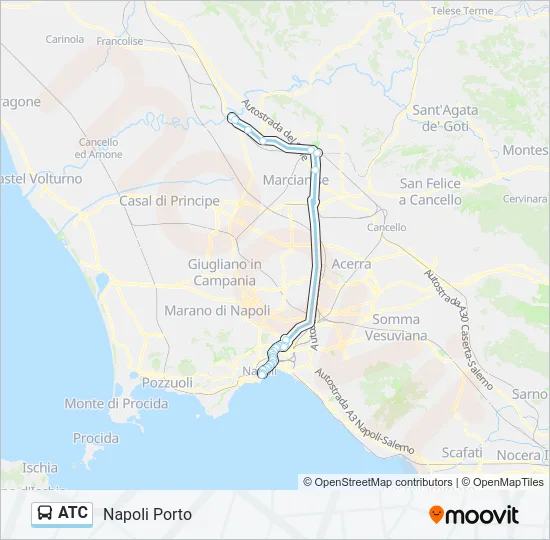 ATC Bus Line Map