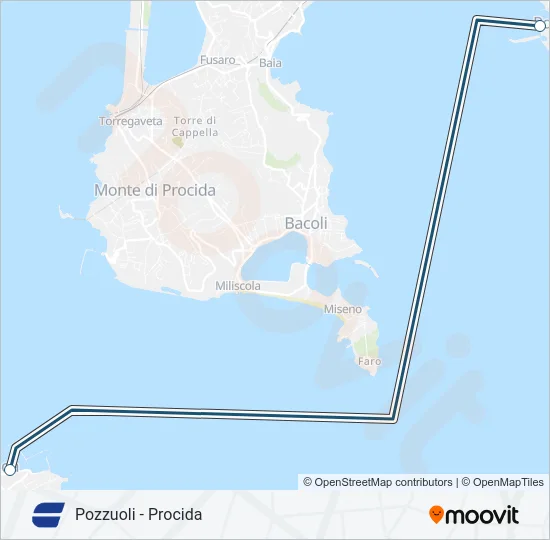 CAREMAR Ferry Line Map