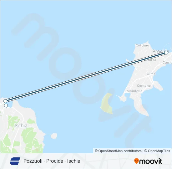 CAREMAR Ferry Line Map