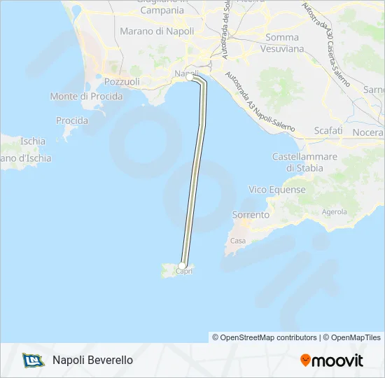 NLG Ferry Line Map