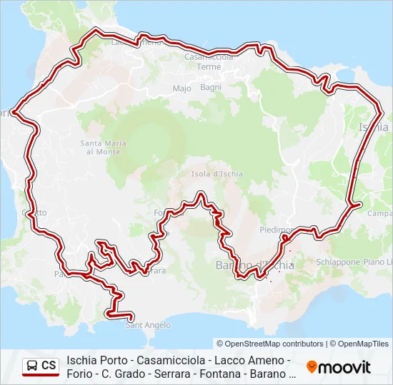 CS Bus Line Map