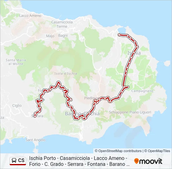 CS Bus Line Map