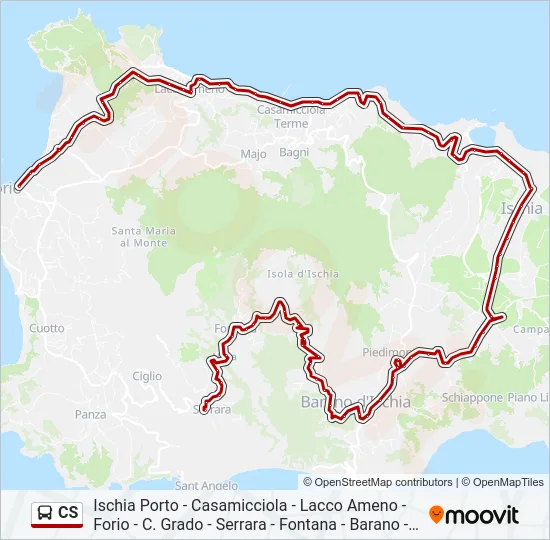 CS Bus Line Map