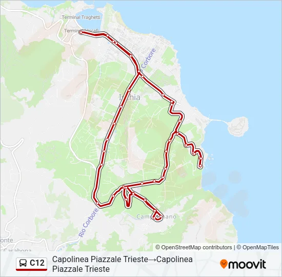 C12  Line Map