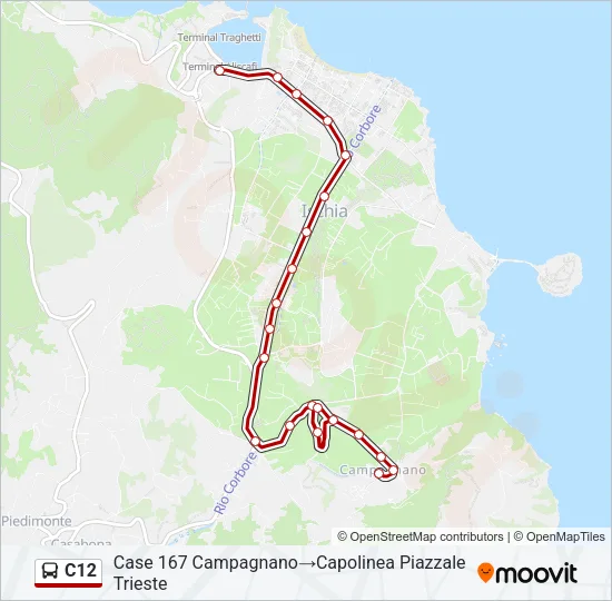 C12  Line Map