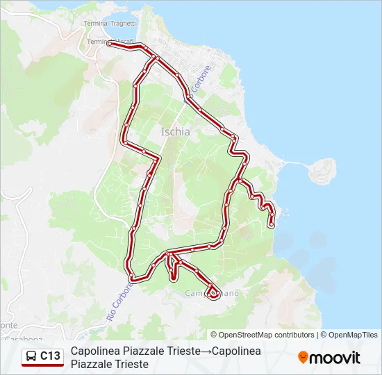 C13  Line Map