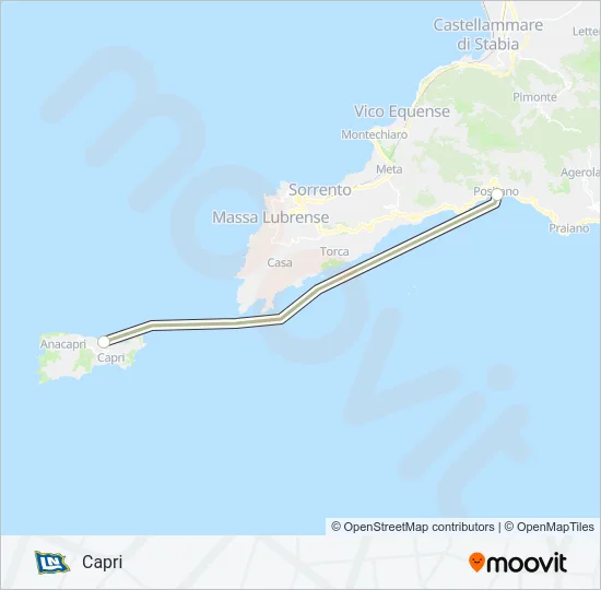 NLG Ferry Line Map