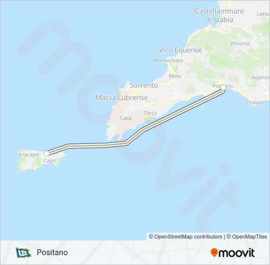 NLG Ferry Line Map