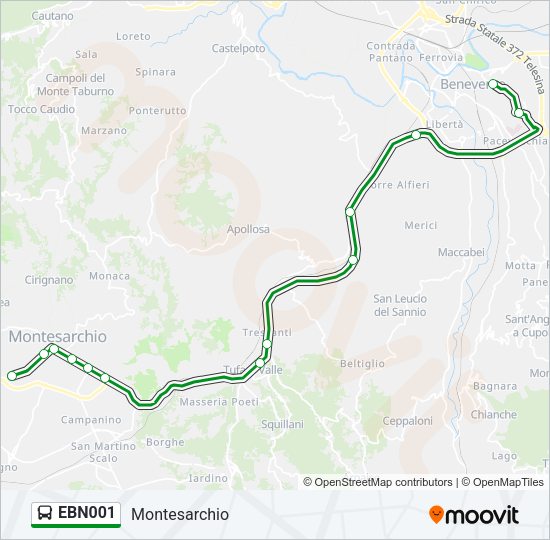 EBN001 Bus Line Map