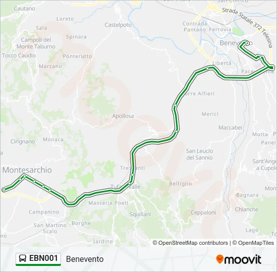 EBN001 Bus Line Map