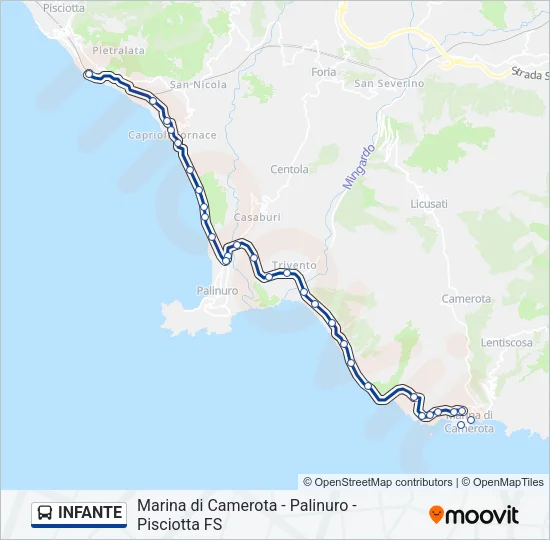 INFANTE Bus Line Map