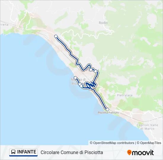 INFANTE Bus Line Map