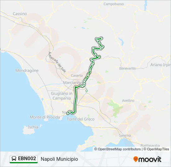 EBN002 Bus Line Map