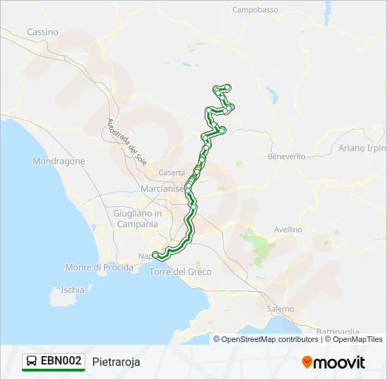 EBN002 Bus Line Map