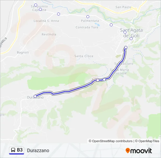 B3 Bus Line Map