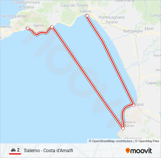 2 Ferry Line Map
