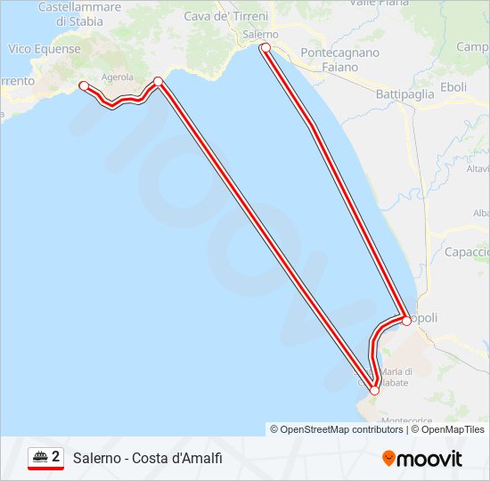 2 Ferry Line Map