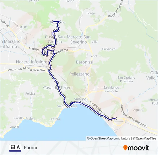 A Bus Line Map
