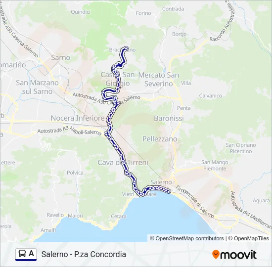 A Bus Line Map