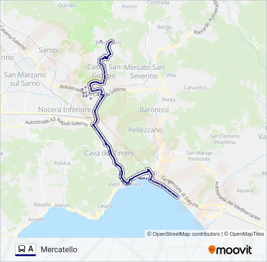A Bus Line Map