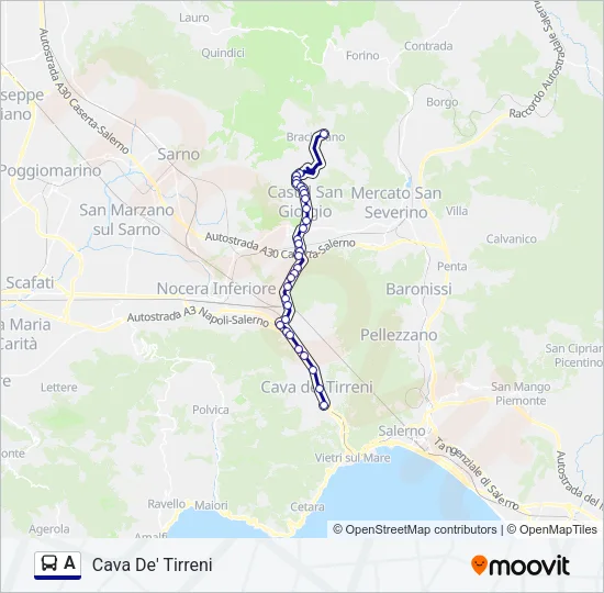 A Bus Line Map