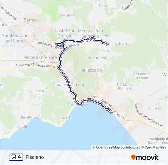 A Bus Line Map