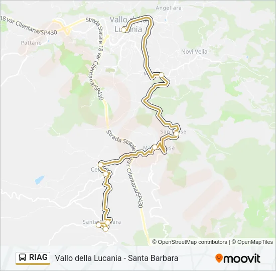 RIAG Bus Line Map