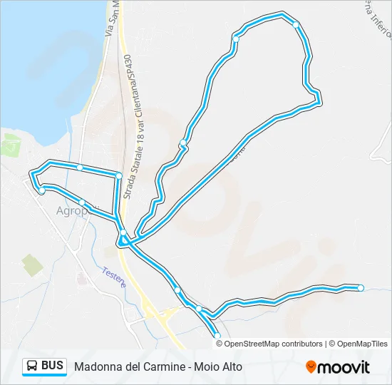 BUS Line Map