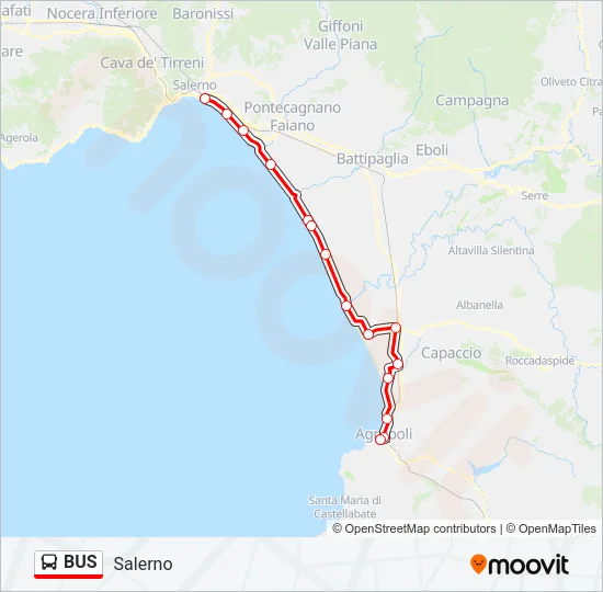 BUS Line Map