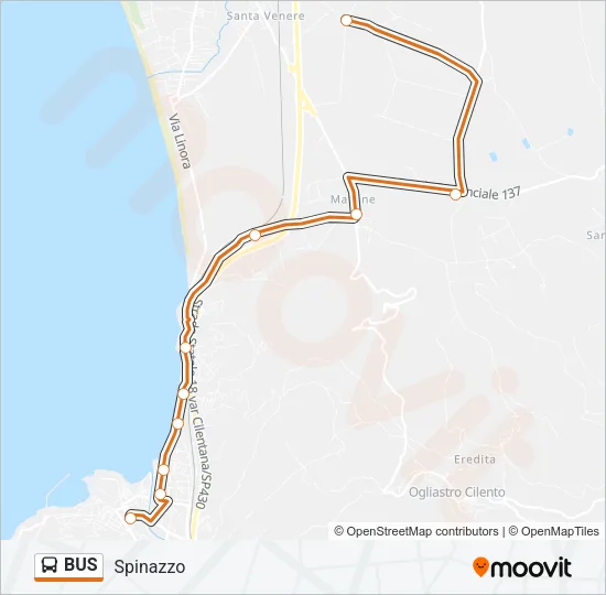 BUS Line Map