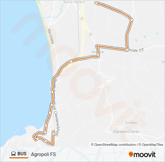BUS Line Map