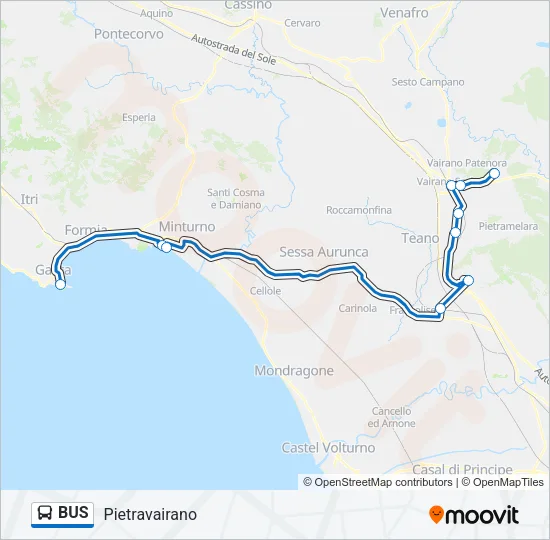 BUS Line Map