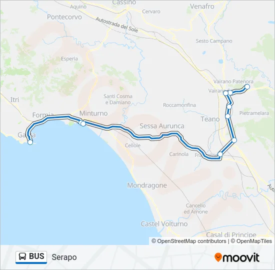 BUS Line Map