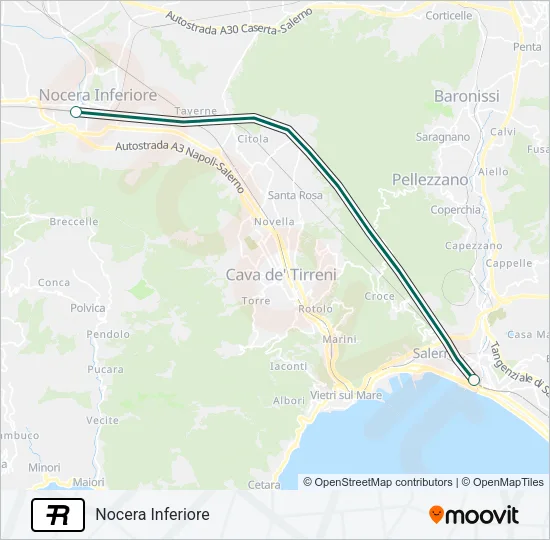 R Train Line Map