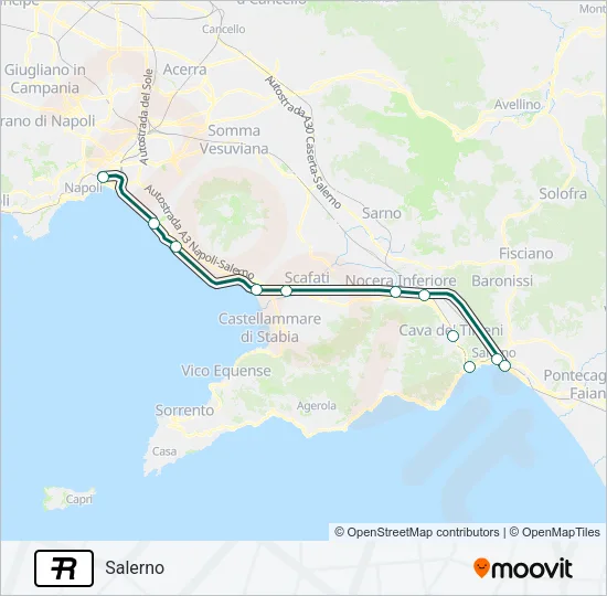 R Train Line Map