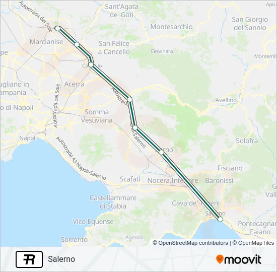 R Train Line Map