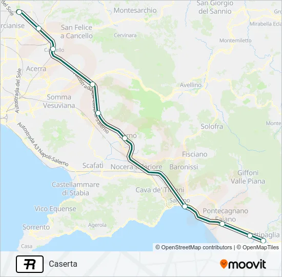 R Train Line Map