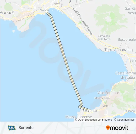 NLG Ferry Line Map