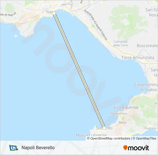 NLG Ferry Line Map