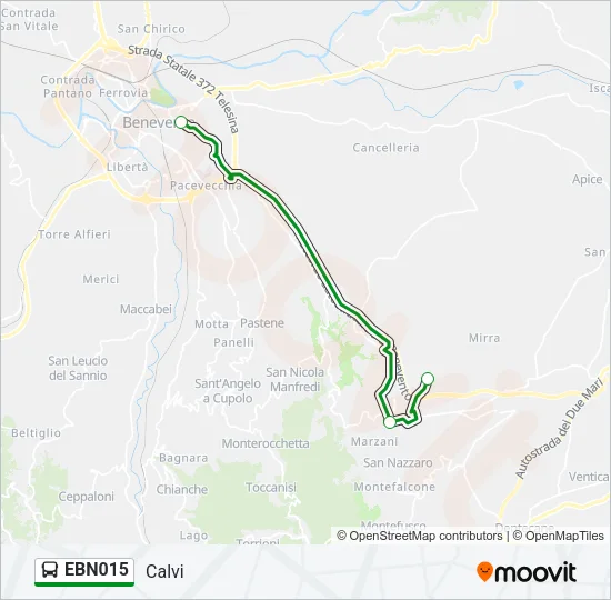 EBN015 Bus Line Map