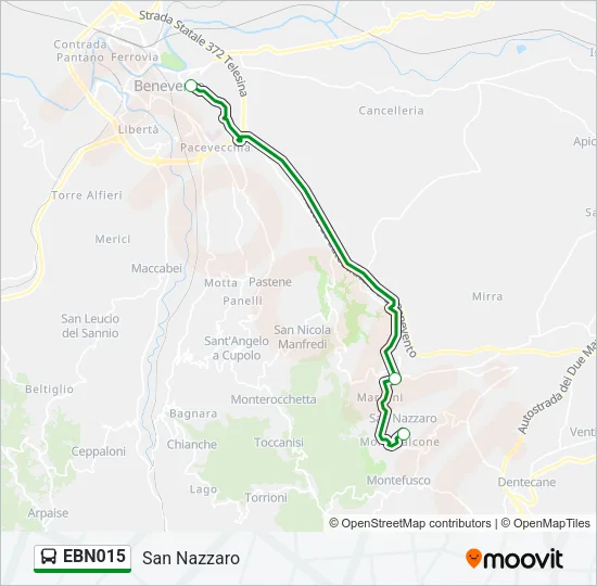 EBN015 Bus Line Map