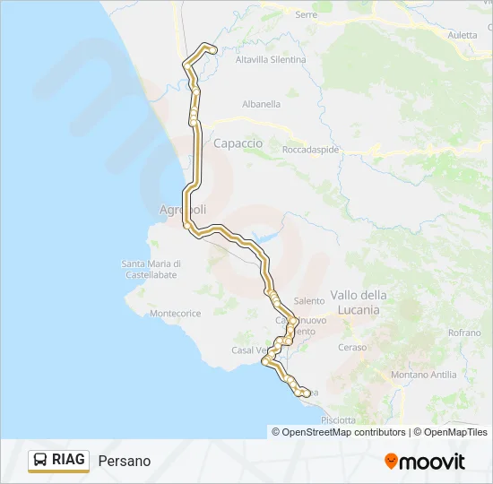 RIAG Bus Line Map